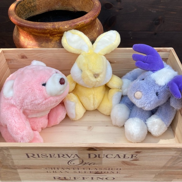 Gund | Toys | Vintage Gund Plush Collection Snuggles Bear Moose Bunny ...